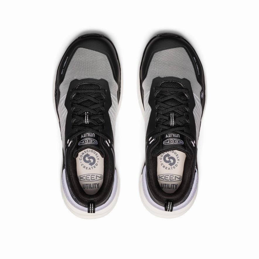 Durable Coverage Heavy Duty Support System Women's Speedworks Work Sneaker (Carbon Toe)  |  Thistle/Black