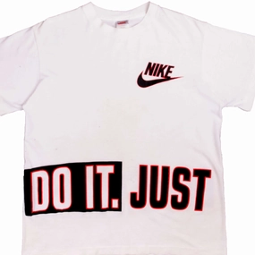 VINTAGE NIKE JUST DO IT TEE SHIRT 1987-1994 SIZE LARGE MADE IN USA Bohemian