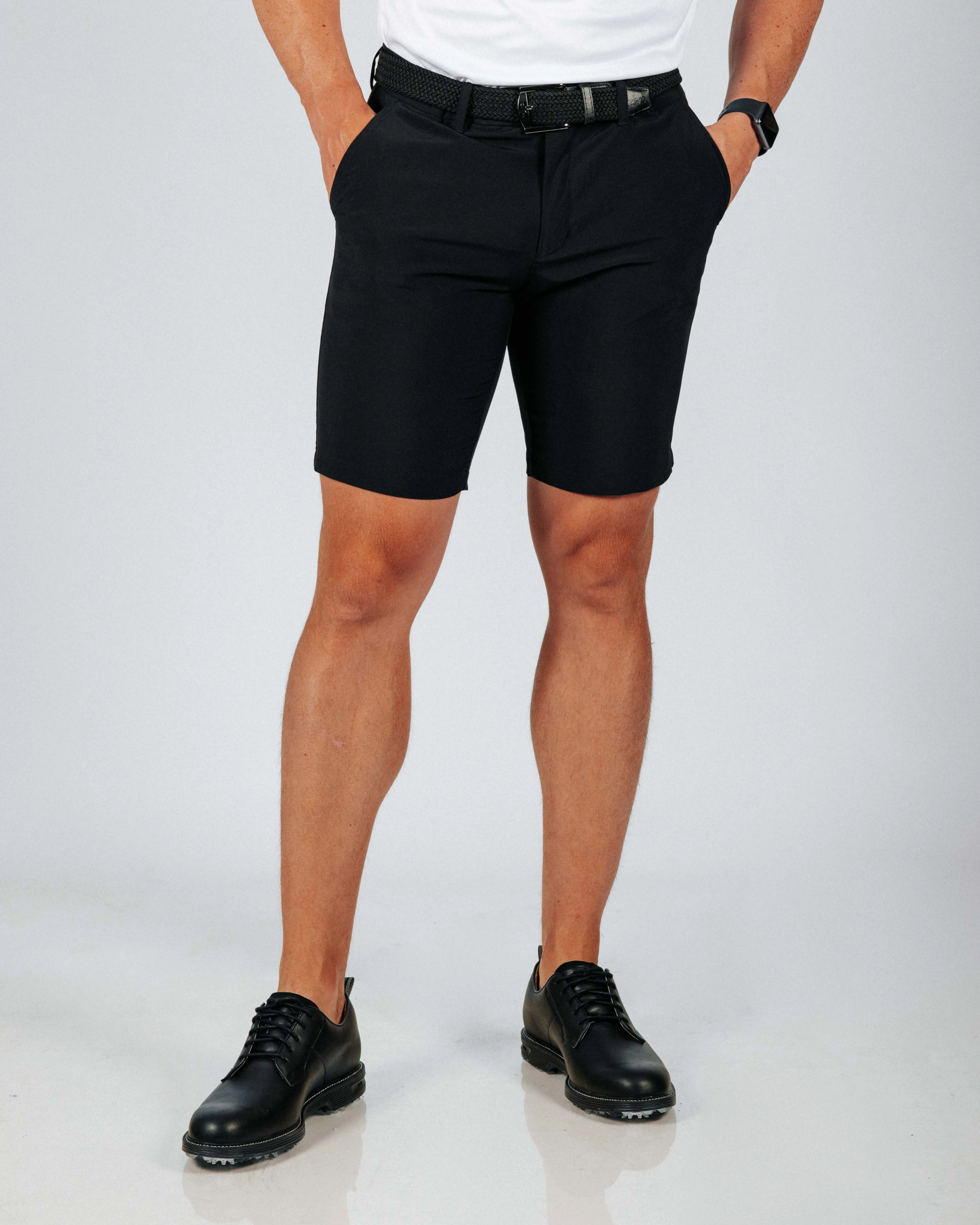 school clothing Men's Black Golf Shorts