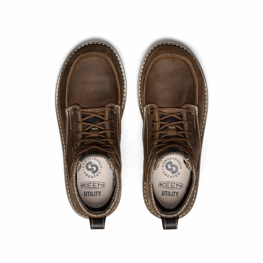 Longwear Boots Industrial Fit Women's San Jose 6" Waterproof Boot (Aluminum Toe)  |  Cascade Brown/Gum