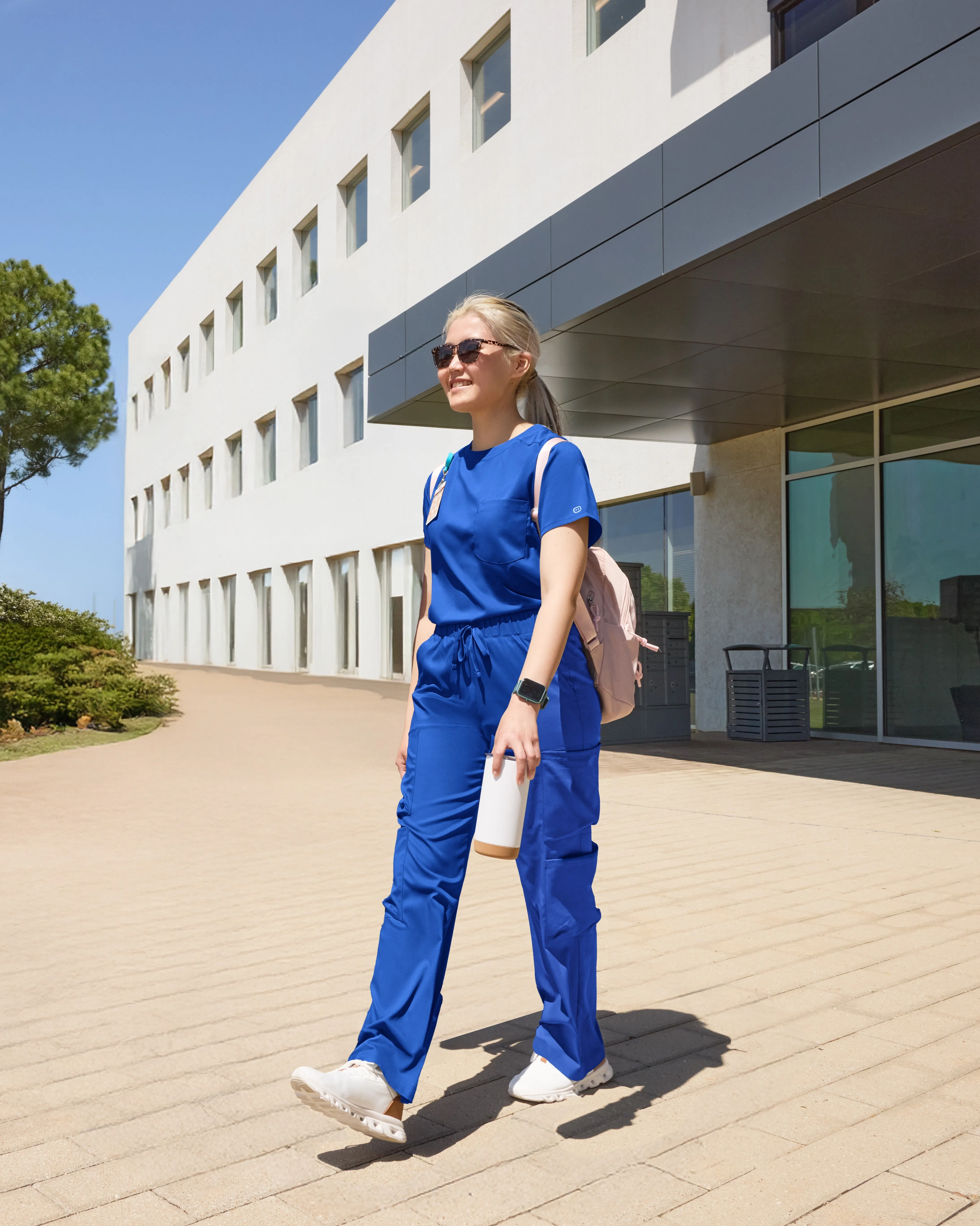 FlexFoamInserts Boundless Women's Classic Scrub Tee - Royal