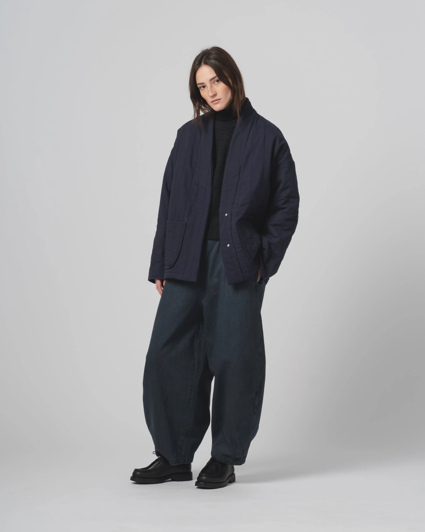 Edo Jacket Quilted Cotton Inkt Core Vent Zones Fresh Function