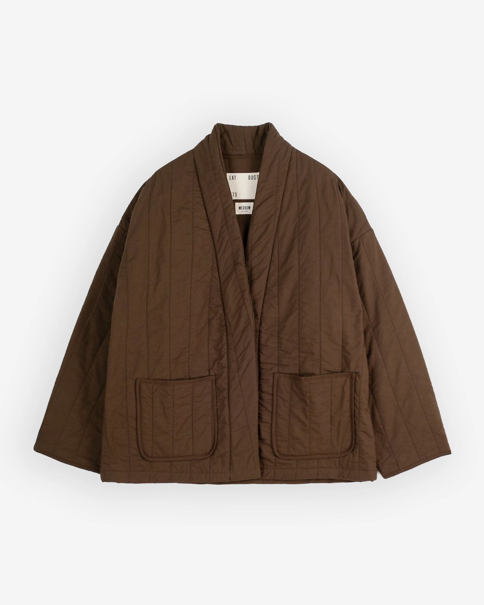 ThermalRetention Light Reflective Edo Jacket Quilted Cotton Java Brown