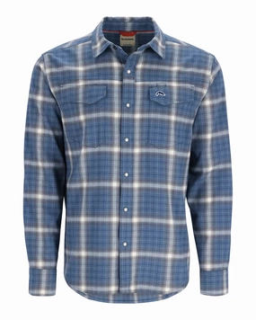 Mesh Insert Festival Outfit Men's Gallatin Flannel Fishing Long Sleeve Shirt