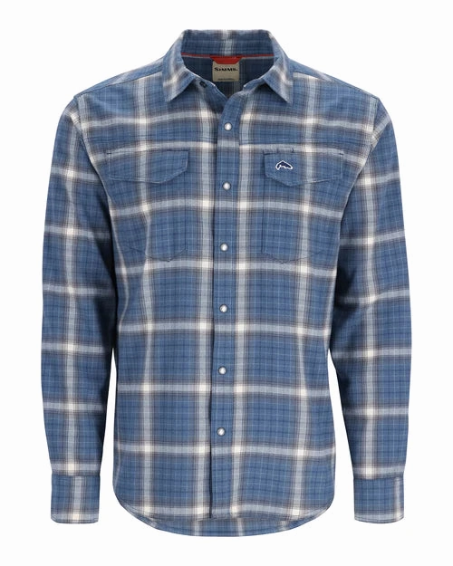Mesh Insert Festival Outfit Men's Gallatin Flannel Fishing Long Sleeve Shirt