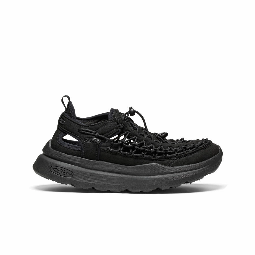 Women's UNEEK WK Sneaker  |  Black/Black Simple Lines Coffee Run