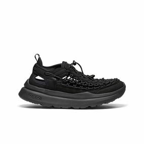 Women's UNEEK WK Sneaker  |  Black/Black Simple Lines Coffee Run