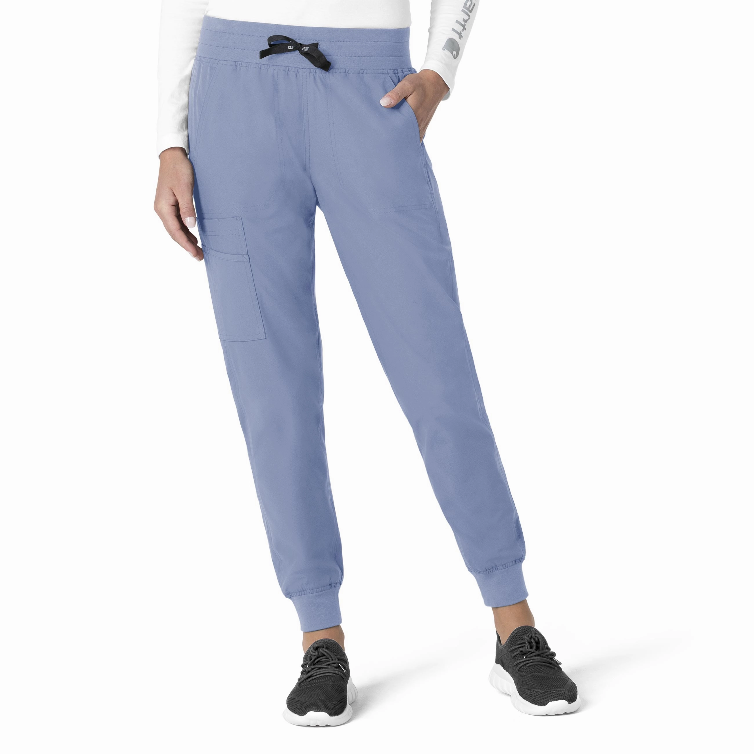 Carhartt Force Essentials Women's Jogger Scrub Pant - Ceil Blue sporty wear Move Easy
