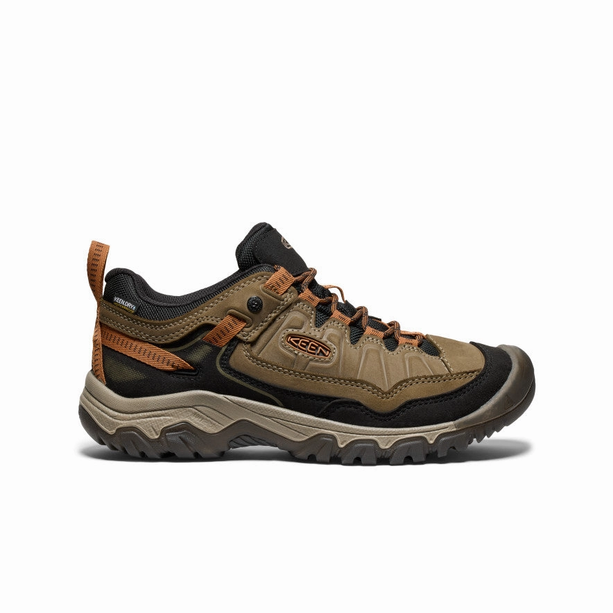 Men's Targhee IV Waterproof Hiking Shoe  |  Sea Turtle/Roasted Pecan Comfortable ankle support Comfortable Heel Cup