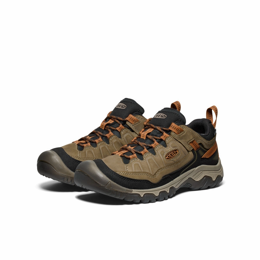 Men's Targhee IV Waterproof Hiking Shoe  |  Sea Turtle/Roasted Pecan Enhanced grip Functional