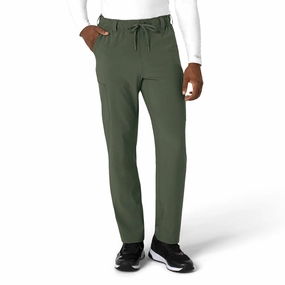 Zip-off legs Casual Look Carhartt Force Cross-Flex Men's Straight Leg Scrub Pant - Olive