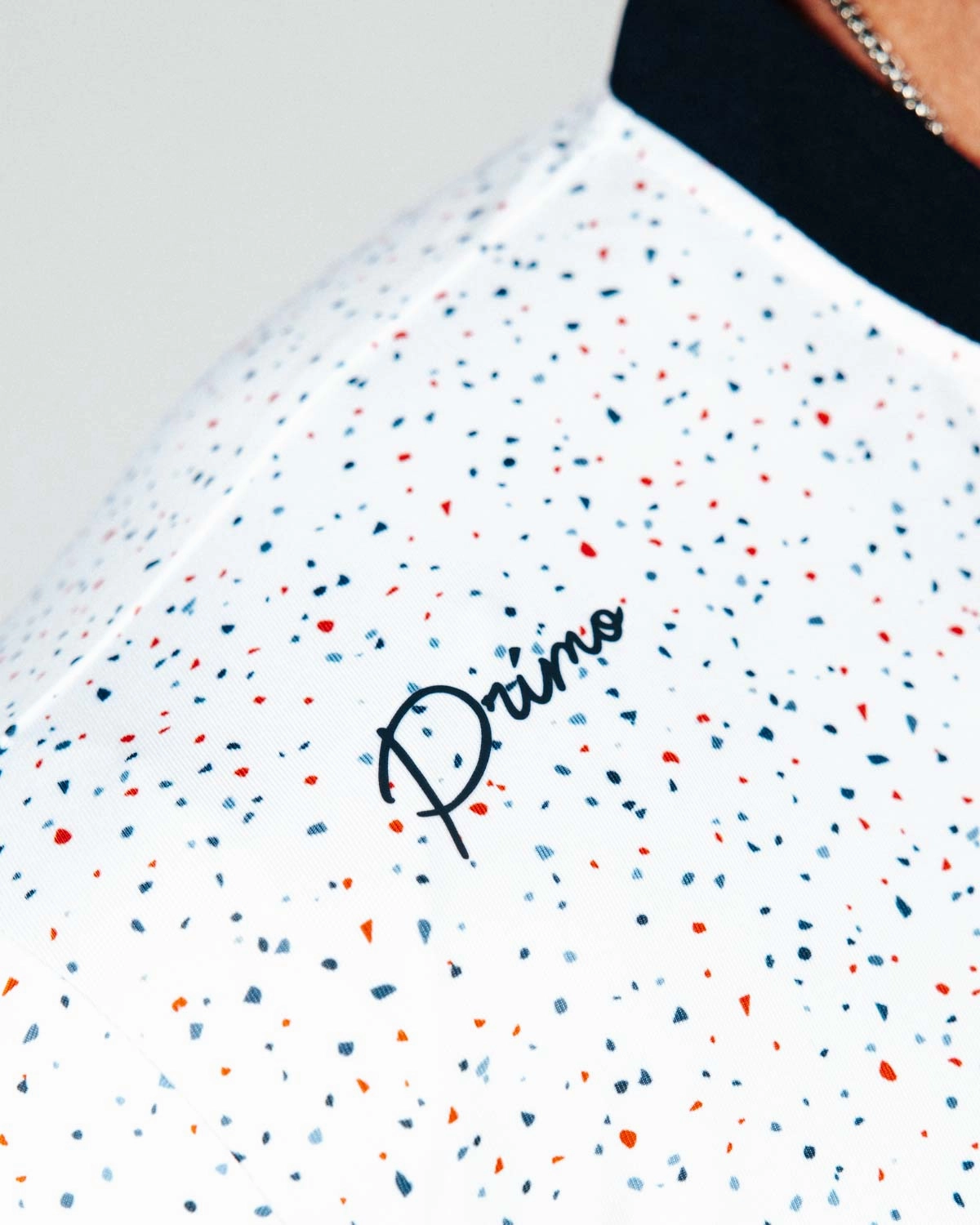 Team USA Confetti Blade Polo Seamless Side Panels Performance Polo