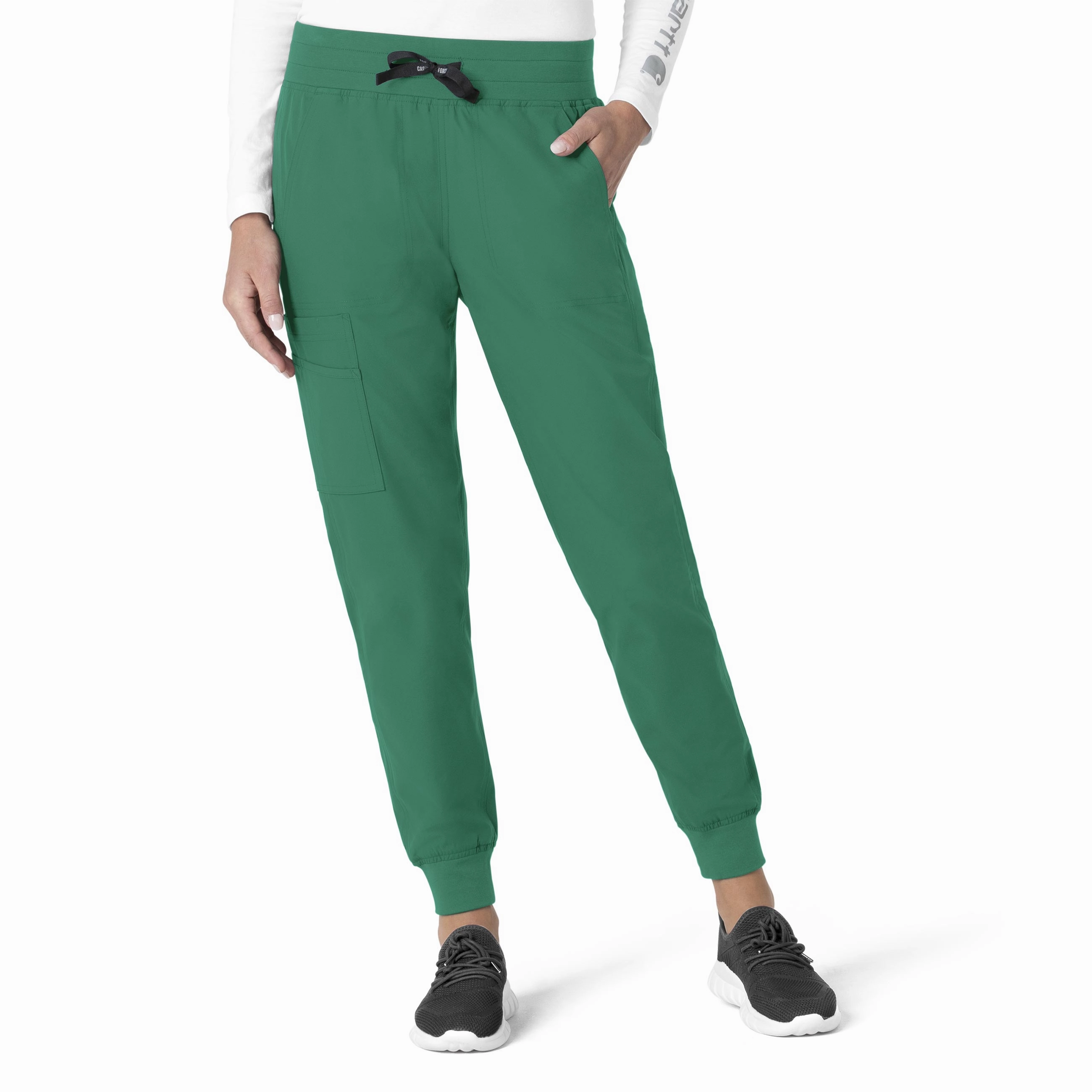 Street Ready Carhartt Force Essentials Women's Jogger Scrub Pant - Hunter