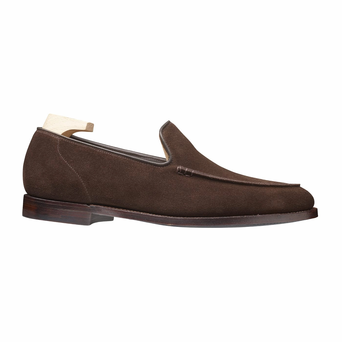 Business Casual Shoes Sunrise Walk Salcombe Dark Brown Suede