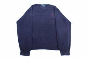 Polo by Ralph Lauren Embroidered Logo Navy Blue Sweater product eco friendly conscience duck cloth
