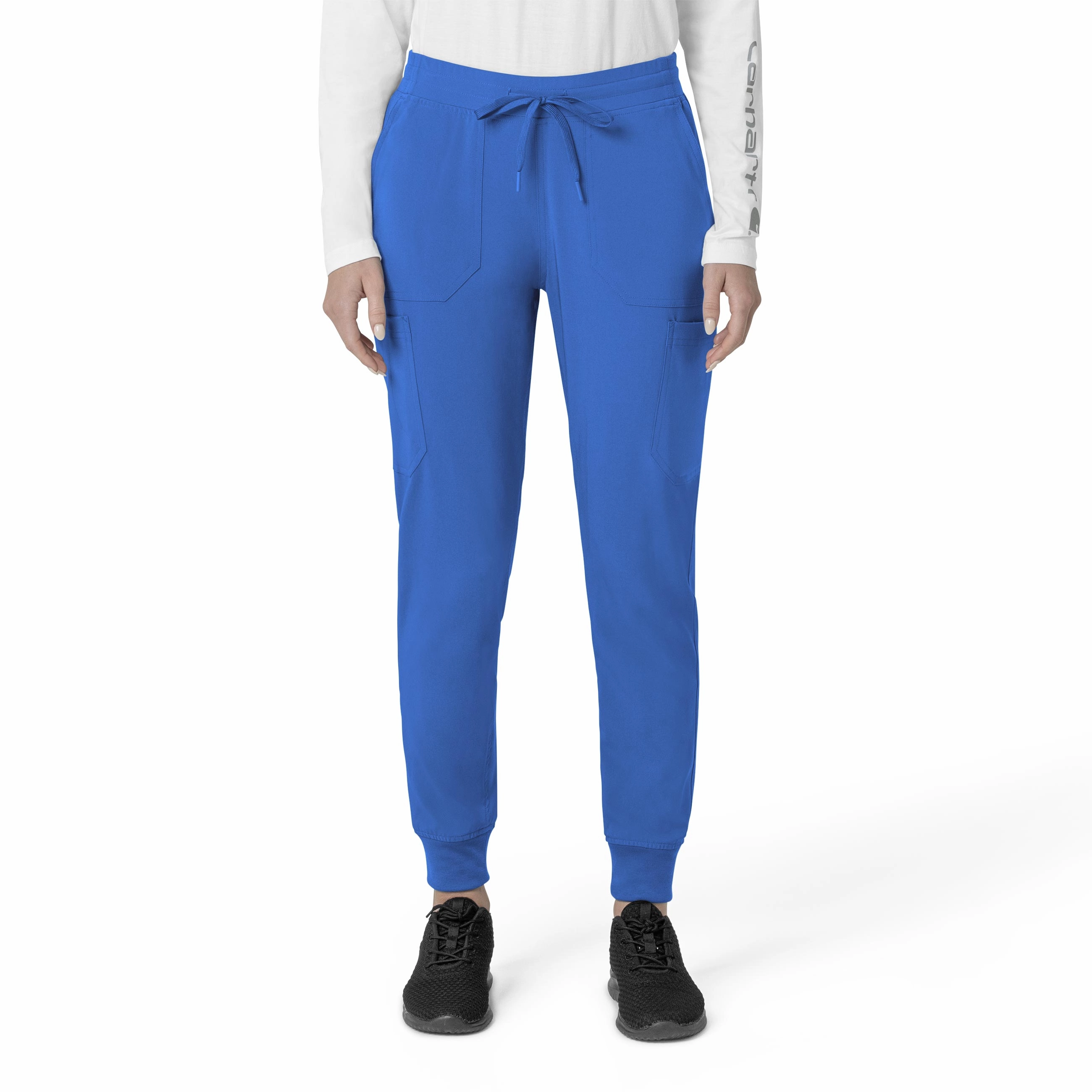 Comfort Focused Daywear Carhartt Force Cross-Flex Women's Cargo Jogger Scrub Pant - Royal