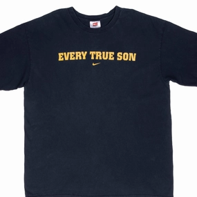 Slim Style VINTAGE NIKE NCAA MISSOURI MIZZOU TIGERS BLACK TEE SHIRT 2000S XL