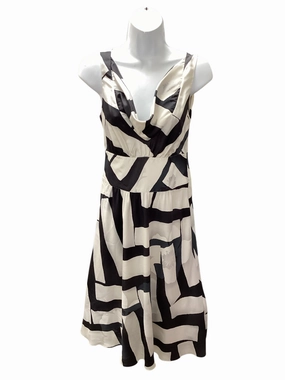 Quiet Luxury Chilly Weather Wear Emporio Armani Women's Silk Dress Gray 8