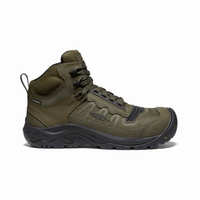 Reinforced Form Adventure Journey Thermal Core Morning Walk Men's Reno Mid Waterproof (Carbon Toe)  |  Dark Olive/Black
