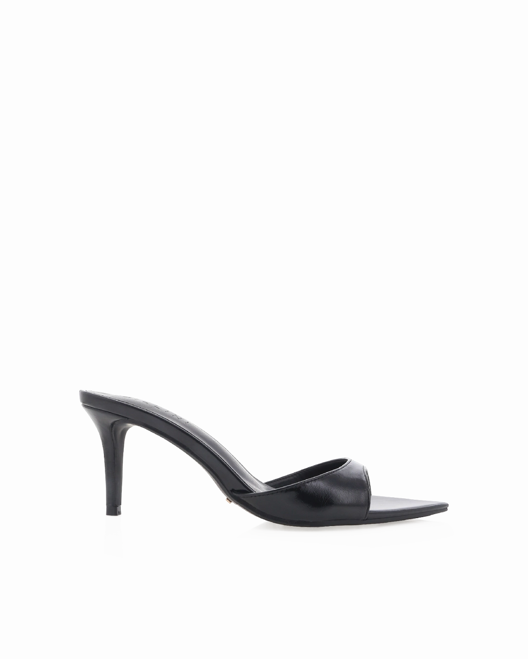 ENSLEY - BLACK SHINE Formal Office Shoes Luxe Heeled Sandals