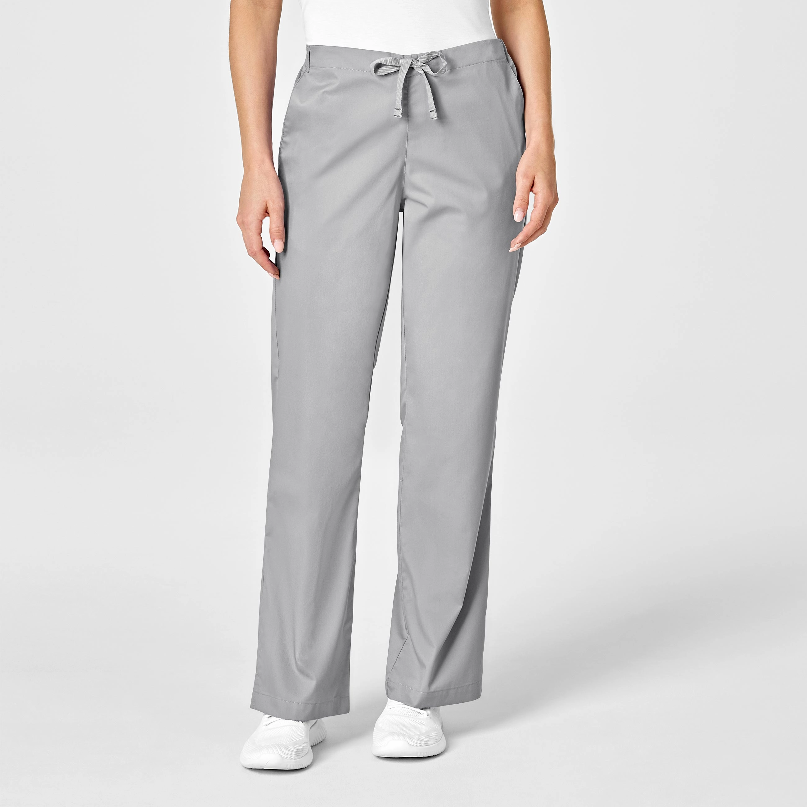 NoBuckleDesign WonderWORK Women's Flare Leg Scrub Pant - Grey