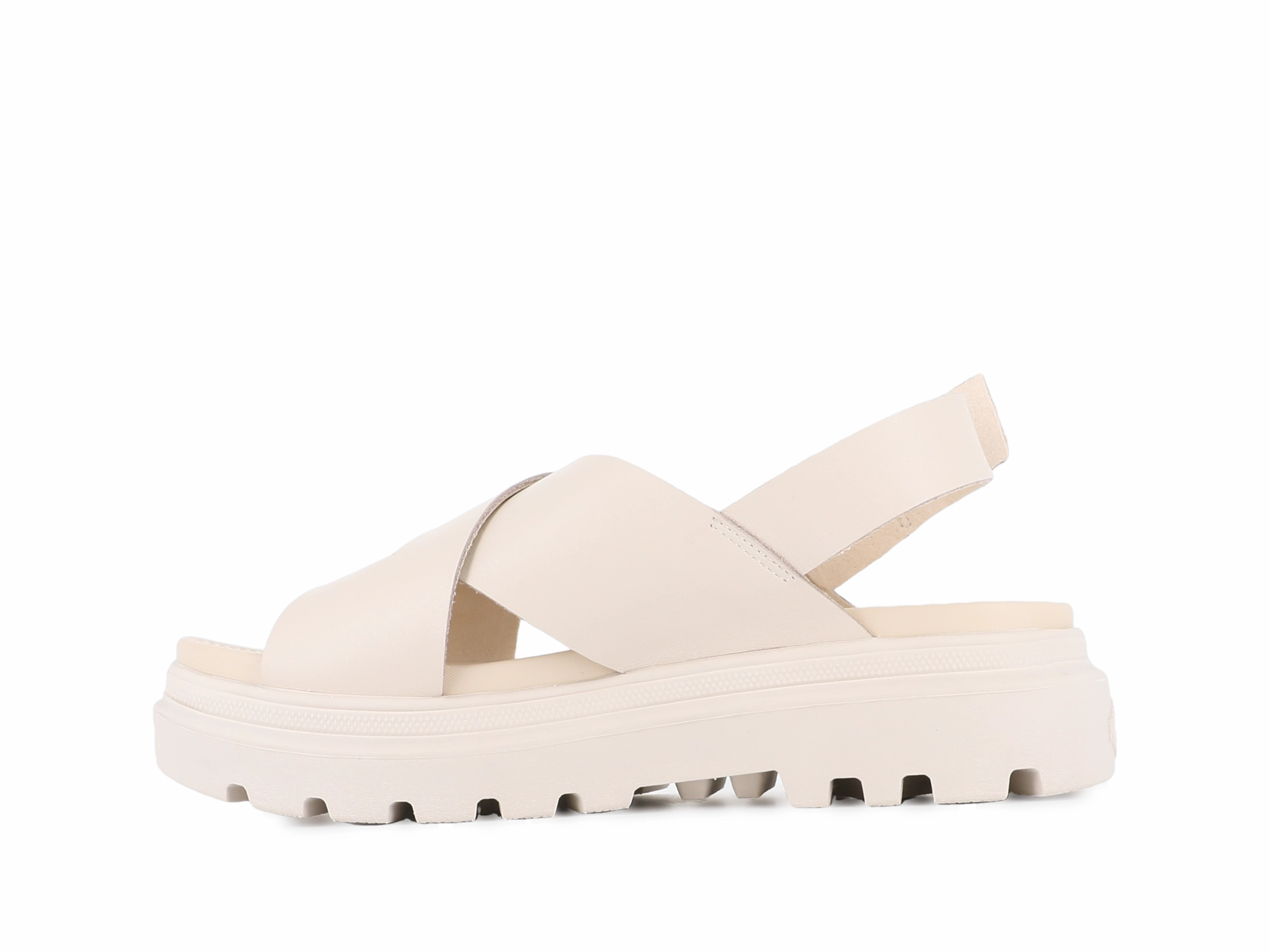 94461-175-M | PALLACRUISE CROSSED | ALMOND MILK Comfortable beach sandals
