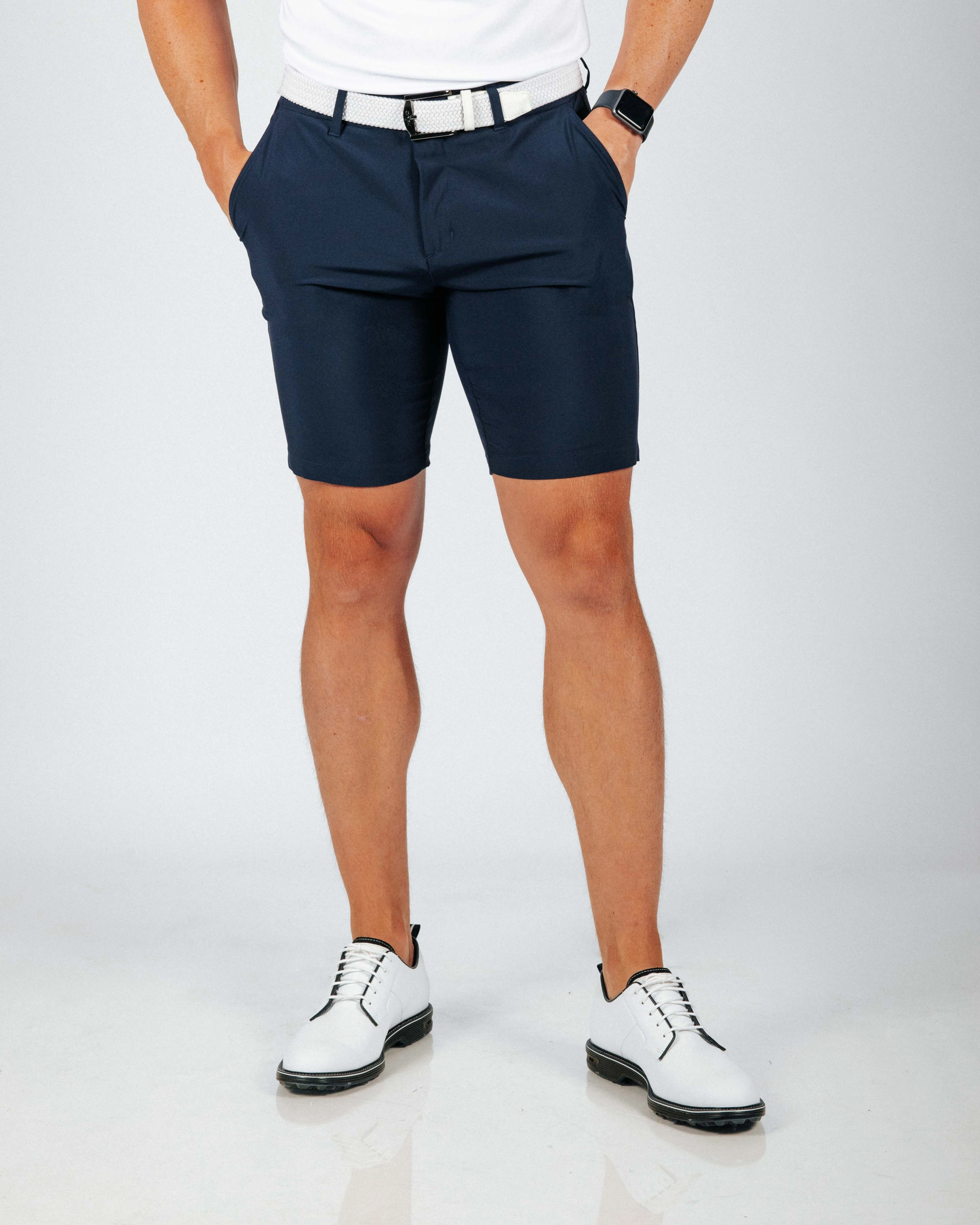 Sustainable Manufacturing Trendy Comfort Men's Navy Blue Golf Shorts
