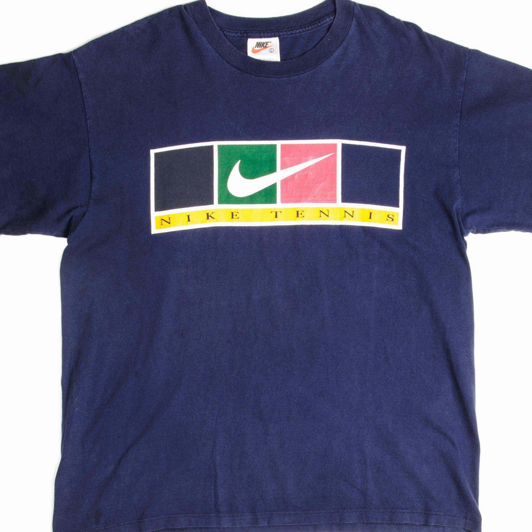 Dimensional Stability Weave Recommended VINTAGE NIKE TEE SHIRT 1990s SIZE LARGE MADE IN USA