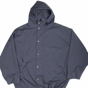 Limited Edition VINTAGE NIKE DARK GREY HOODED WINDBREAKER JACKET 1990S 2XL