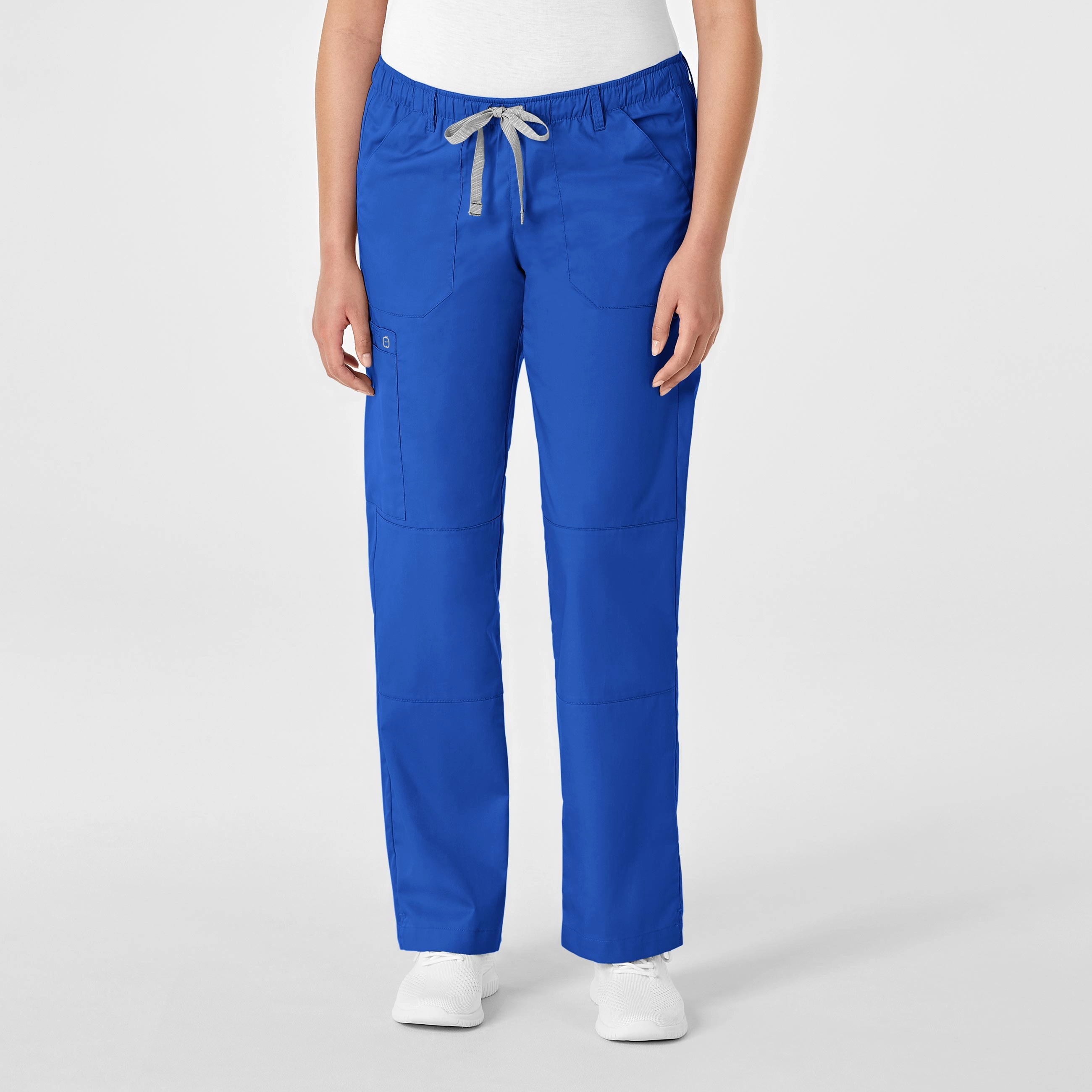 Layering Piece WonderWORK Women's Straight Leg Cargo Scrub Pant - Royal