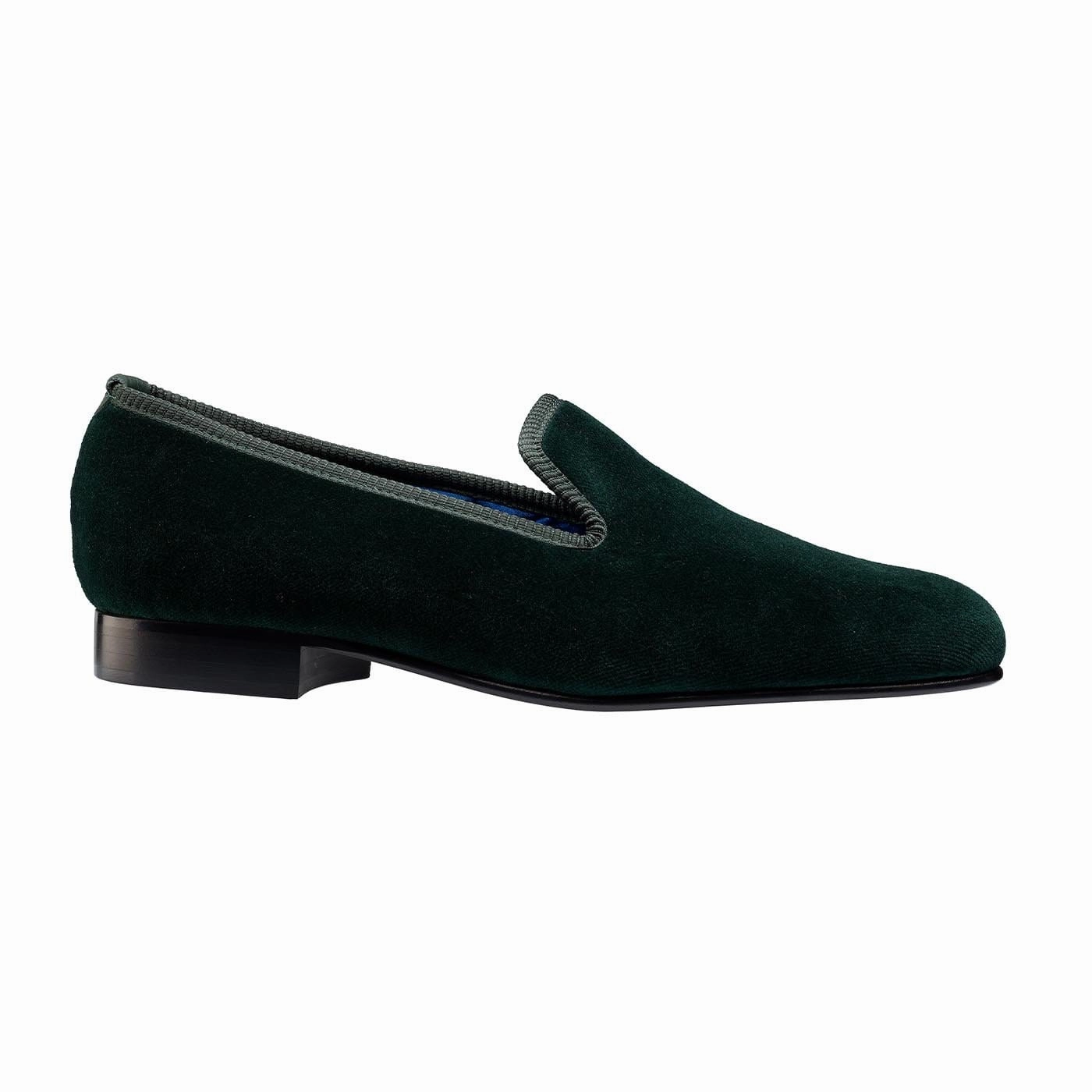 Plain Albert Green Velvet foam sole