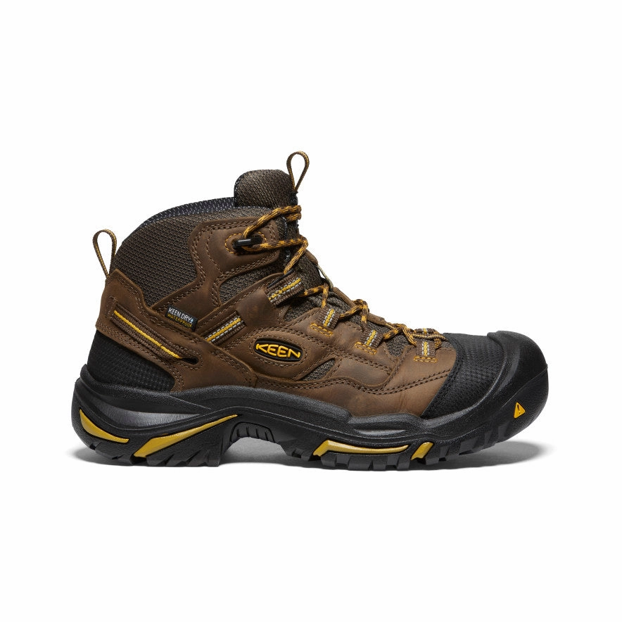 Winter Walk Men's Braddock Waterproof Mid (Steel Toe)  |  Cascade Brown/Tawny Olive