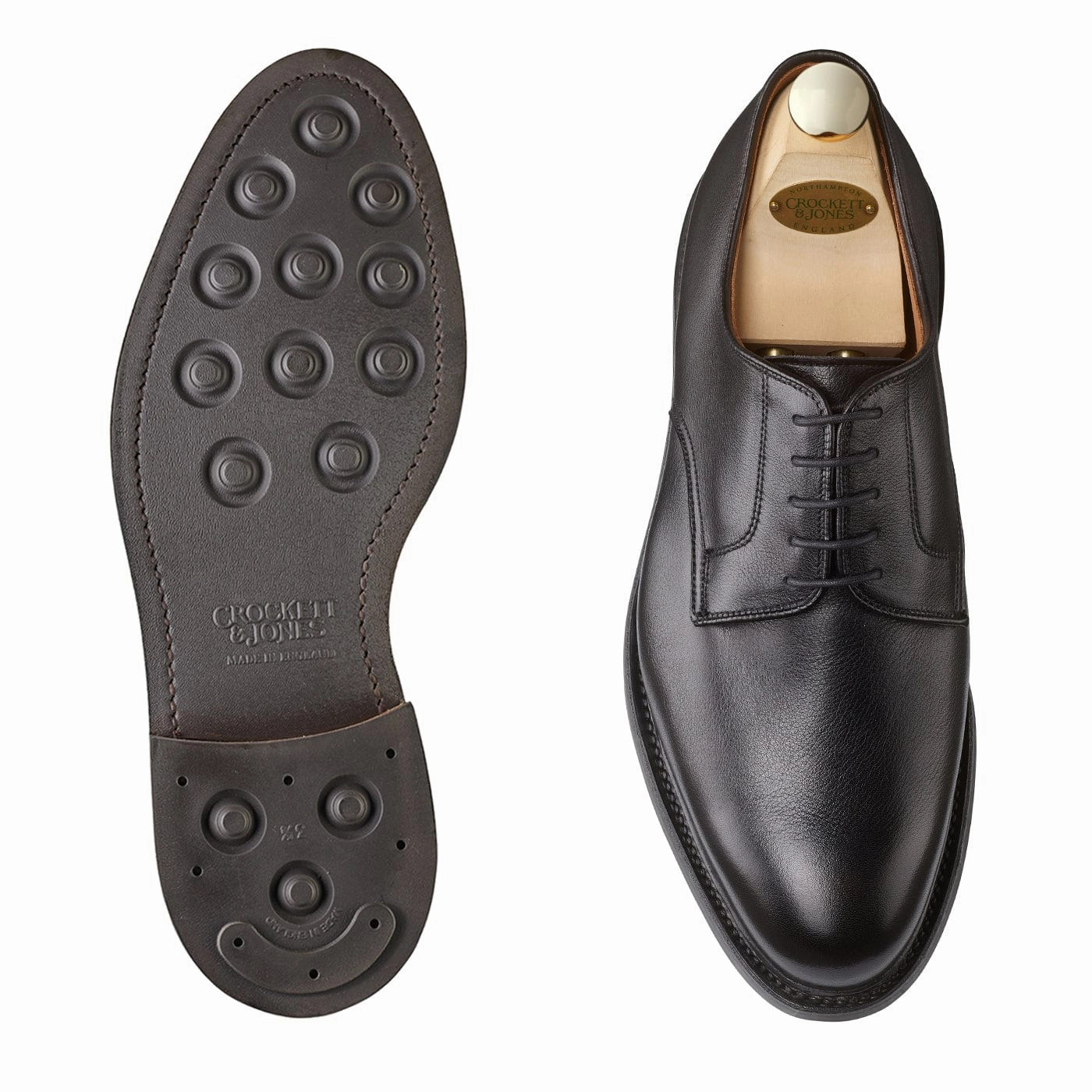 Modern Attire Grasmere Black Milled Calf