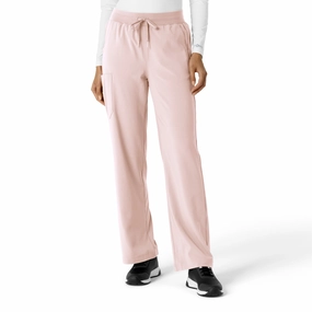 Carhartt Force Cross-Flex Women's Boot Cut Scrub Pant - Soft Rose Simple Cut