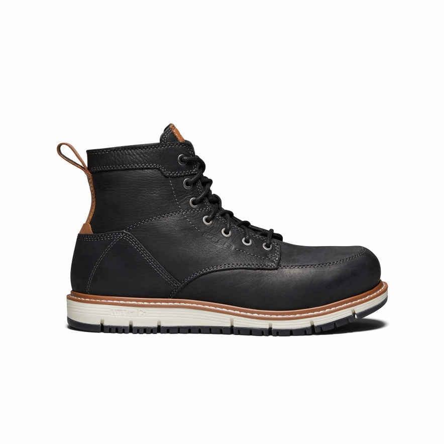 Men's San Jose 6" Boot (Aluminum Toe)  |  Black/Caramel Cafe Performance Focus