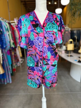 Floral Shorts Set Everyday Fashion