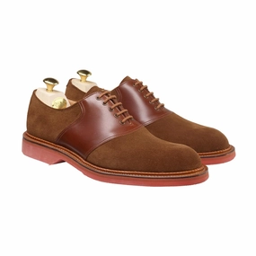 Durable Make Versatile User Penn Snuff Suede & Bracken Calf