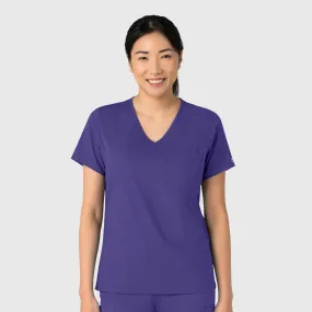 Temperature Control Technology Boundless Women's Tuck-In Scrub Top - Grape