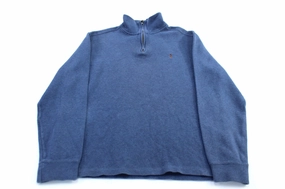 Polo by Ralph Lauren Embroidered Logo Blue Pullover Sweater Affordable camping suitable