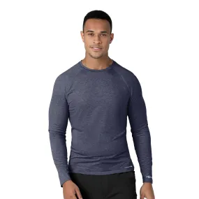 Carhartt Force Sub-Scrubs Men's Long Sleeve Tee - Navy Heather AntiPillTreatment