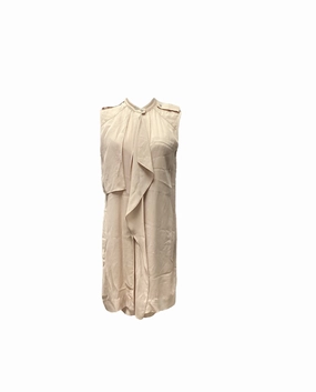 Silk-Blend ALC Women's Dress Silk Beige 0