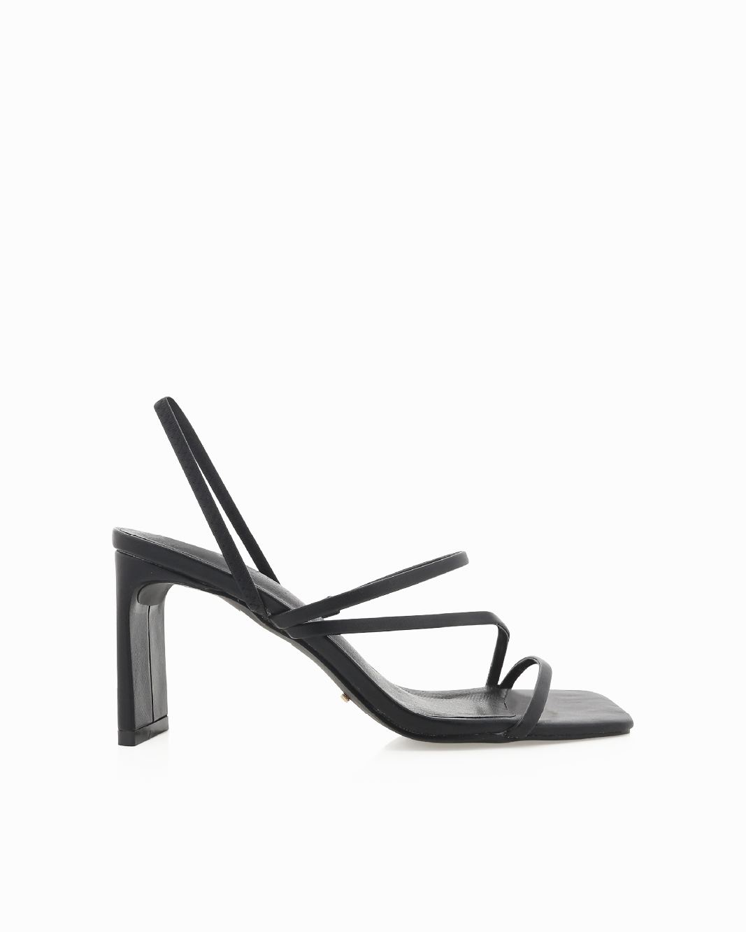 GENNA - BLACK Soft Cushion Heels