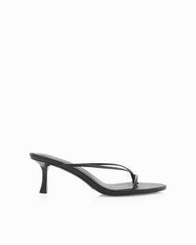 Stylish Open Toe Shoes GILLIE - BLACK