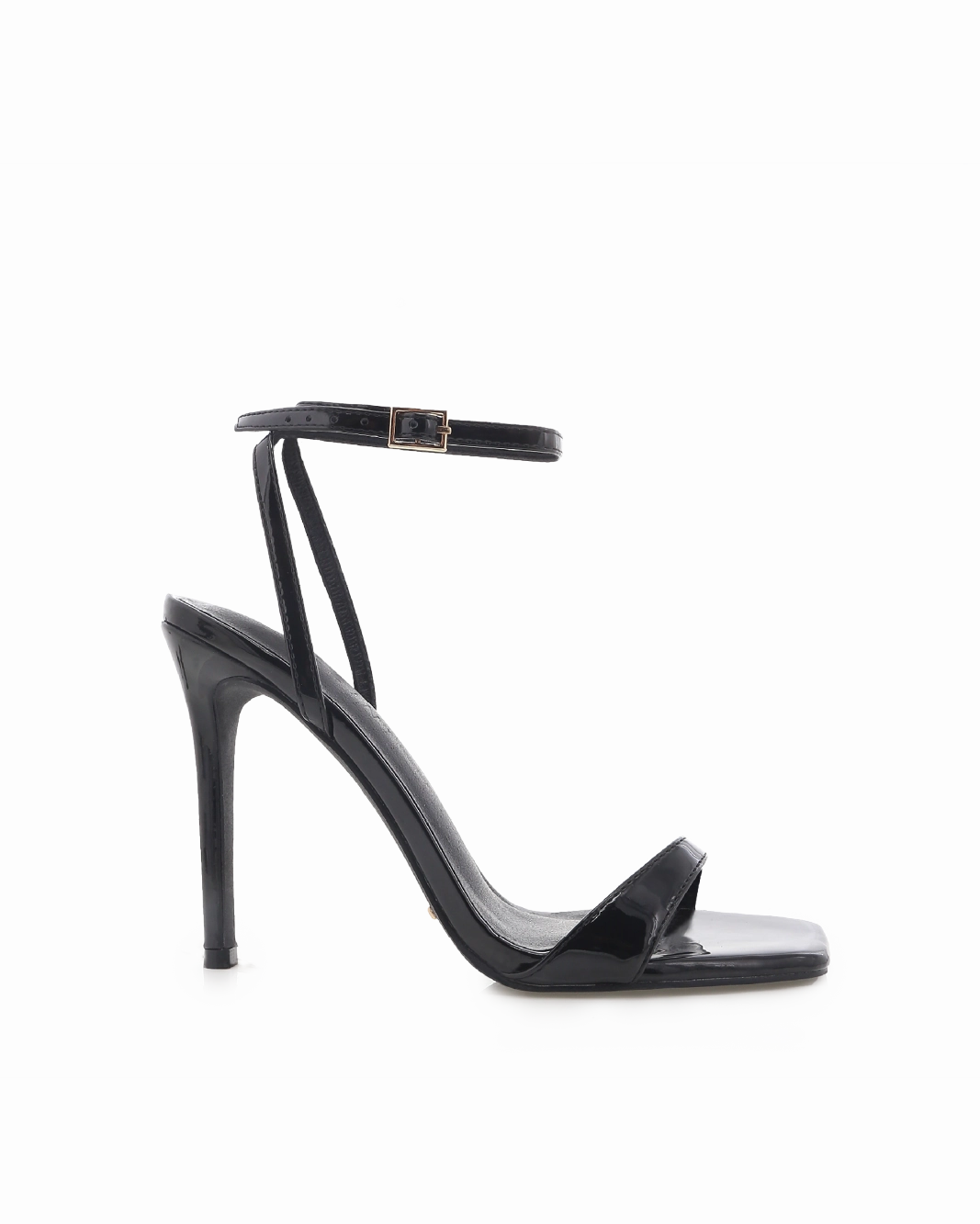 GLAM - BLACK PATENT studded