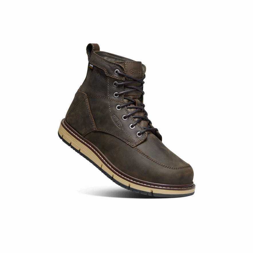 Storm Wear Men's San Jose 6" Waterproof Boot (Soft Toe)  |  Cascade Brown