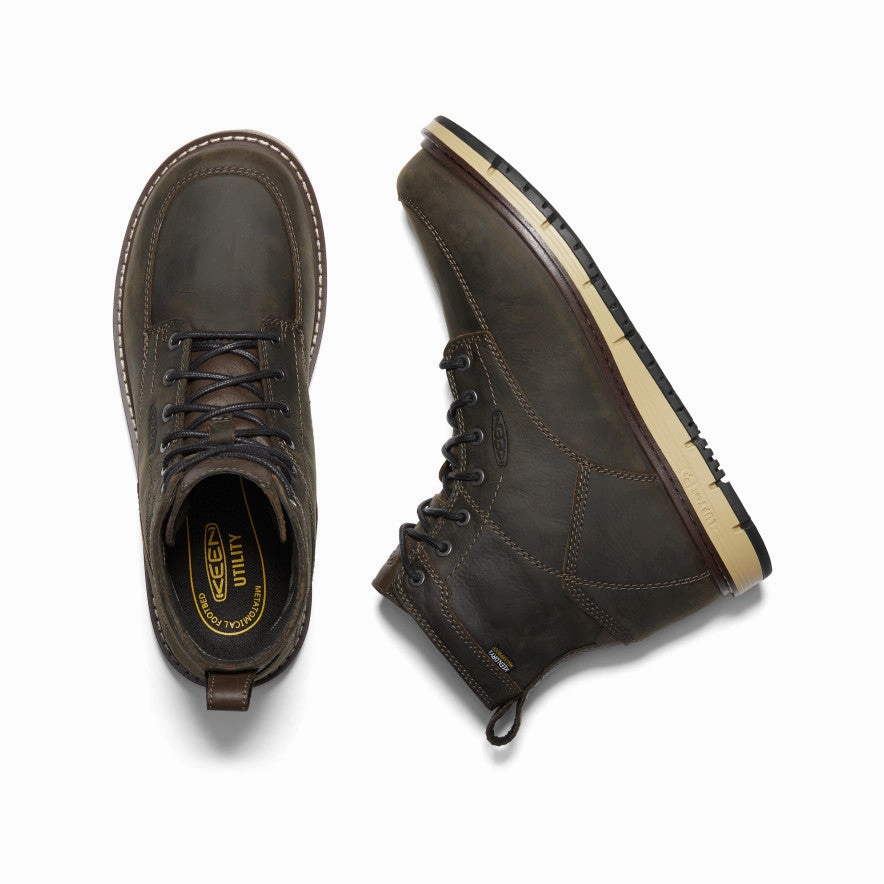 Men's San Jose 6" Waterproof Boot (Soft Toe)  |  Cascade Brown Insulated Morning Walk