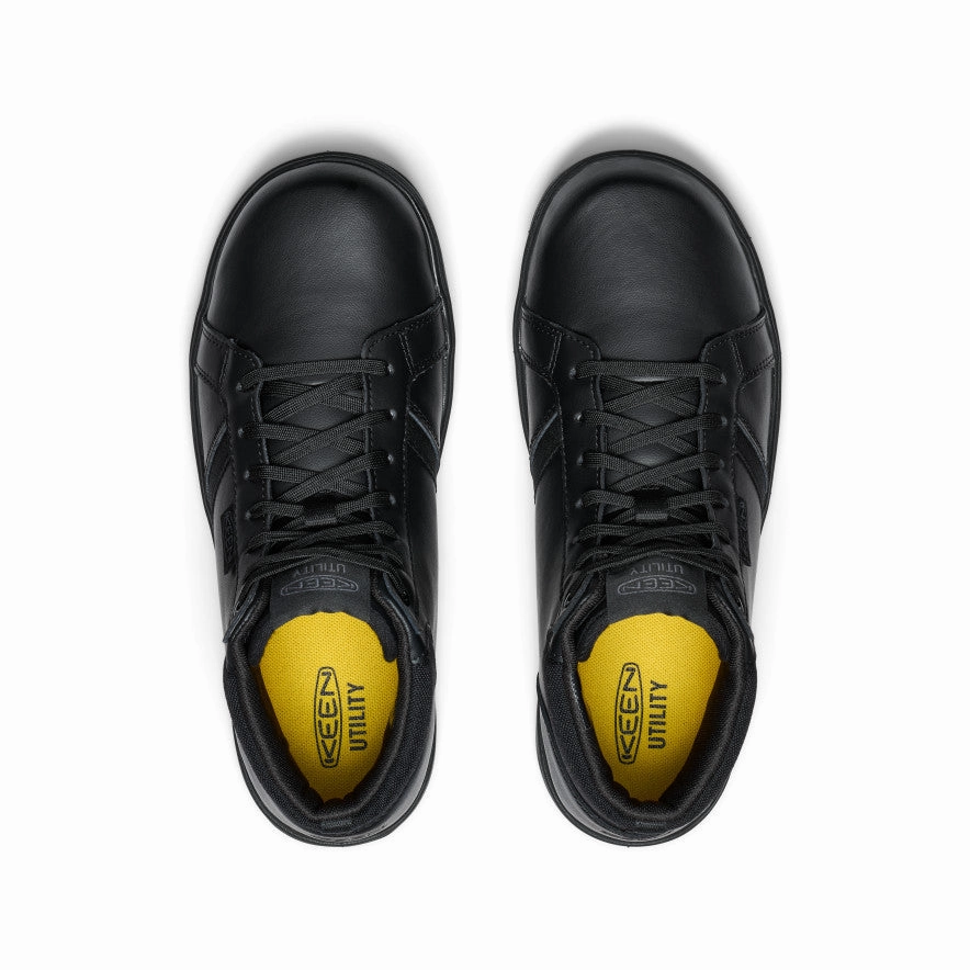 Shock Absorption Core Men's PTC Kenton Mid Work Shoe (Soft Toe)  |  Black/Black