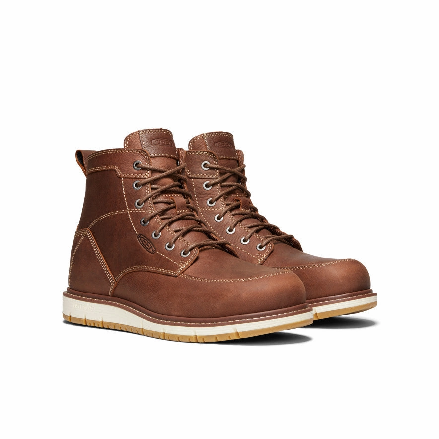 portable Men's San Jose 6" Boot (Aluminum Toe)  |  Gingerbread/Gum
