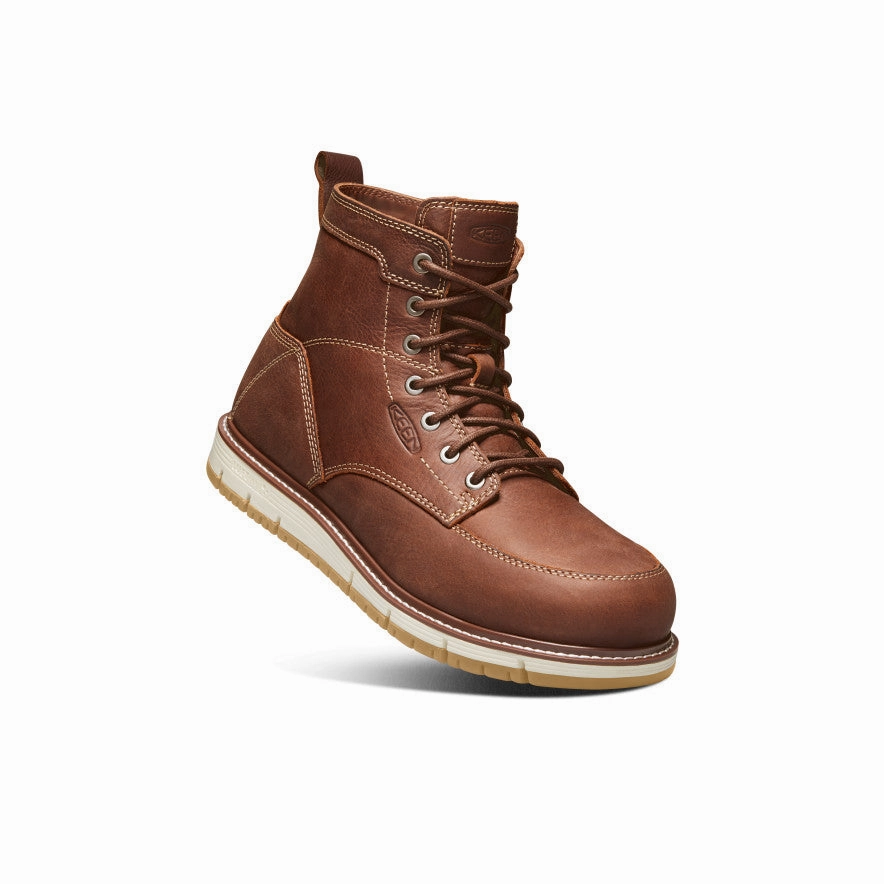 Men's San Jose 6" Boot (Aluminum Toe)  |  Gingerbread/Gum Feather Light Daily Walks