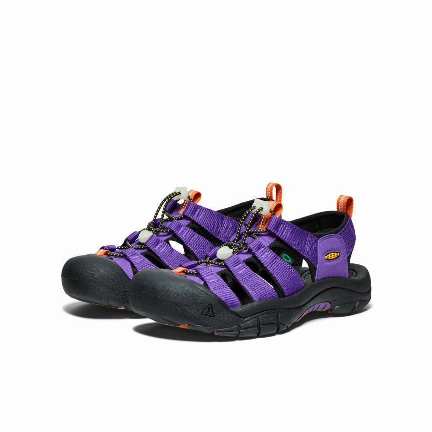 Pressure Relief Grid Design Men's Newport Retro Sandal x An Ko Rau  |  An Ko Rau Purple